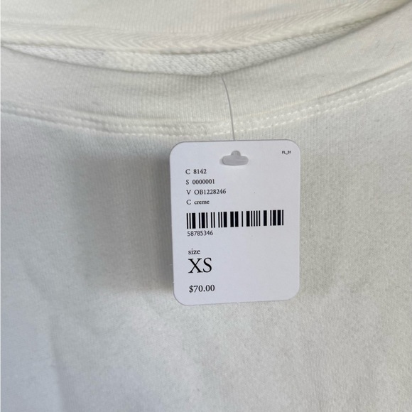 Free People NWT White Long Sleeve Top - Picture 2 of 3